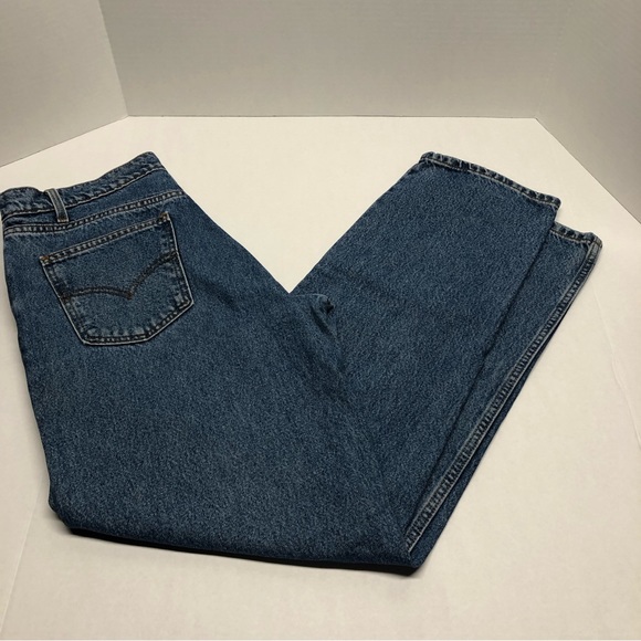 Vintage Levis 550 Men’s Relaxed Fit Tapered Leg Orange Tag Jeans Sz 36x34 - Picture 6 of 13